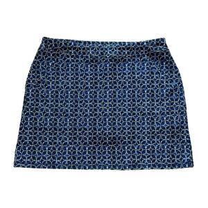 Talbots HELLO SATURDAY Blue Yellow Golf Tennis Athletic Skort Skirt Women’s PM